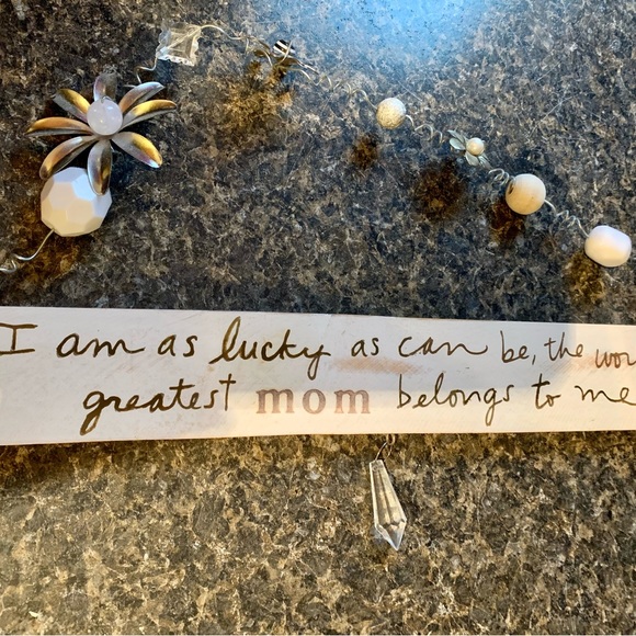 “World’s Greatest Mom” Wall Art by Sandra Magsamen. Hand made and signed art! - Picture 5 of 7